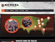 Tablet Screenshot of bengaltrailer.com